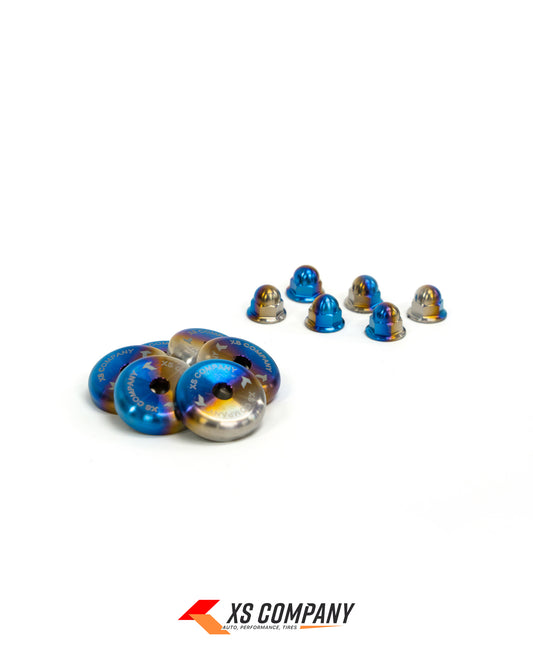 XS Company Titanium valve cover washer and bolt/nuts